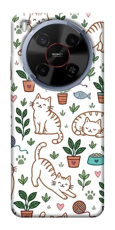 TPU чохол Demsky Cats pattern для ZTE Nubia V70 Max