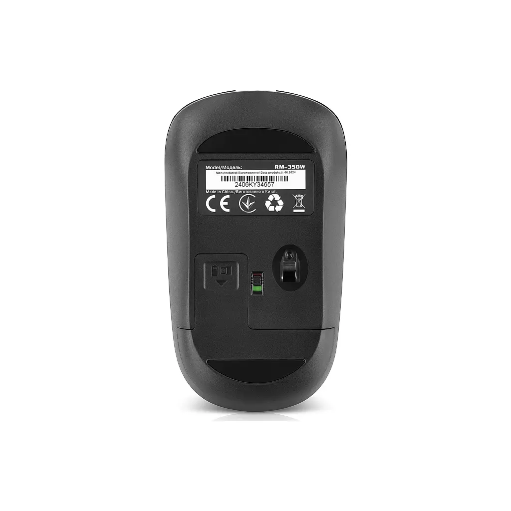Мишка REAL-EL RM-350W Wireless Black/Gray (EL123200043) - фото 7