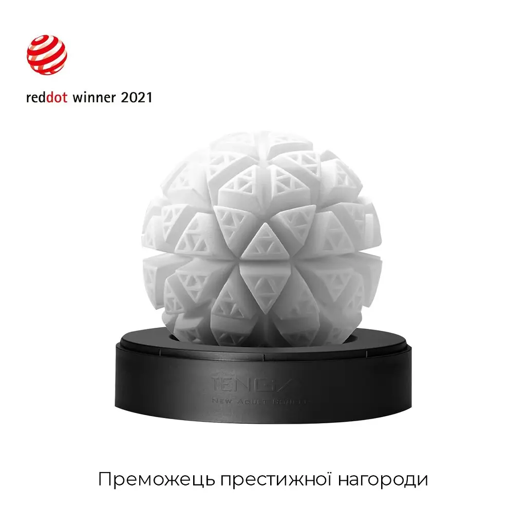 Мастурбатор Tenga Geo Glacier, новий матеріал, інтенсивні блоки, новий рівень розвитку Tenga Egg - фото 3