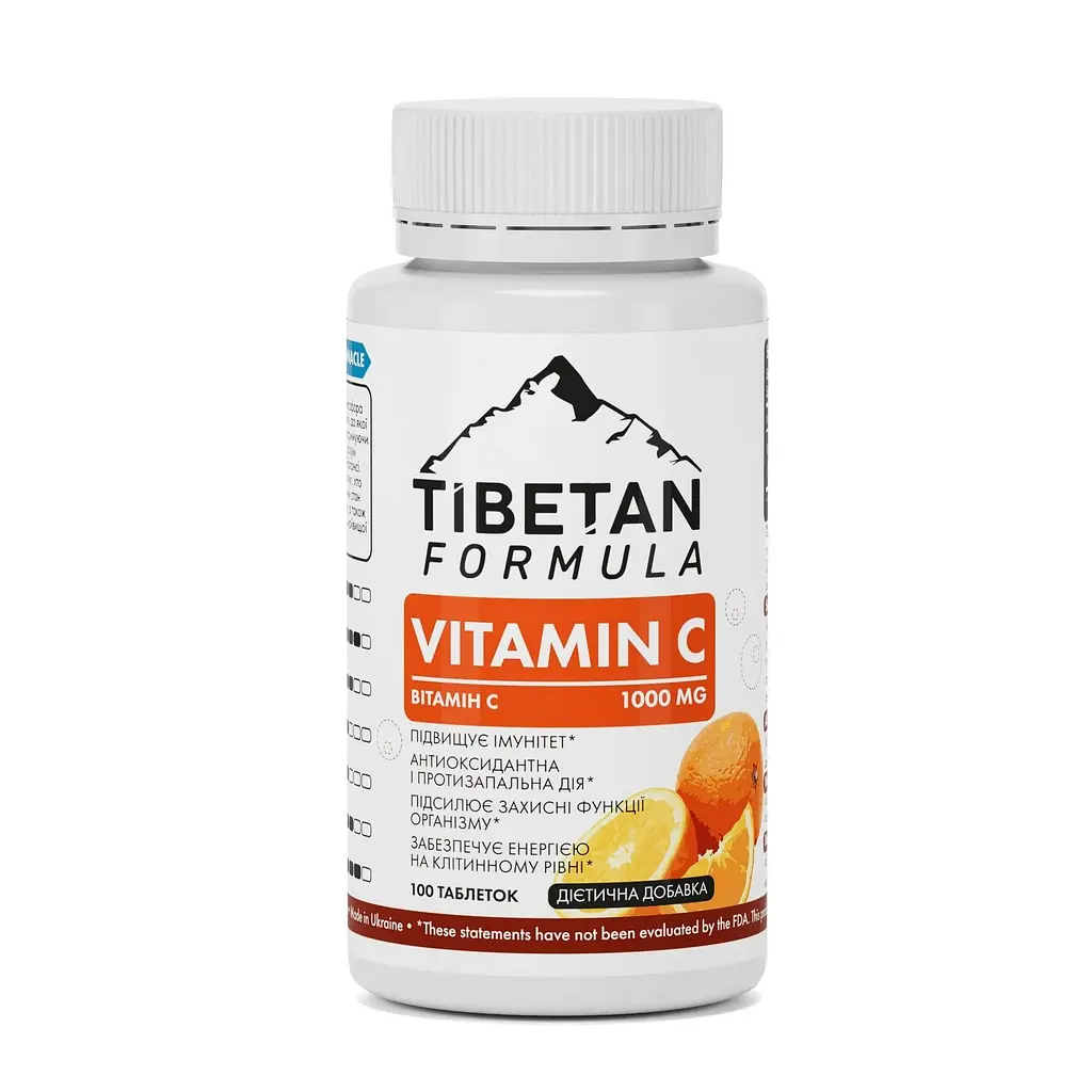 Вітамін Tibetan Formula C 1000 мг 100 таблеток