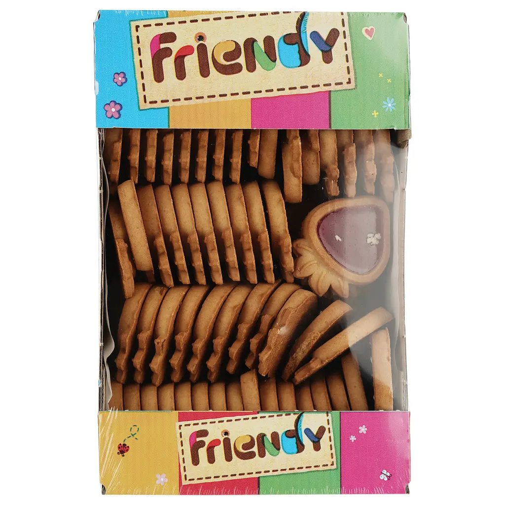 Печенье сдобное Friendy Желейная ягодка 0,6 кг (878281) - фото 3