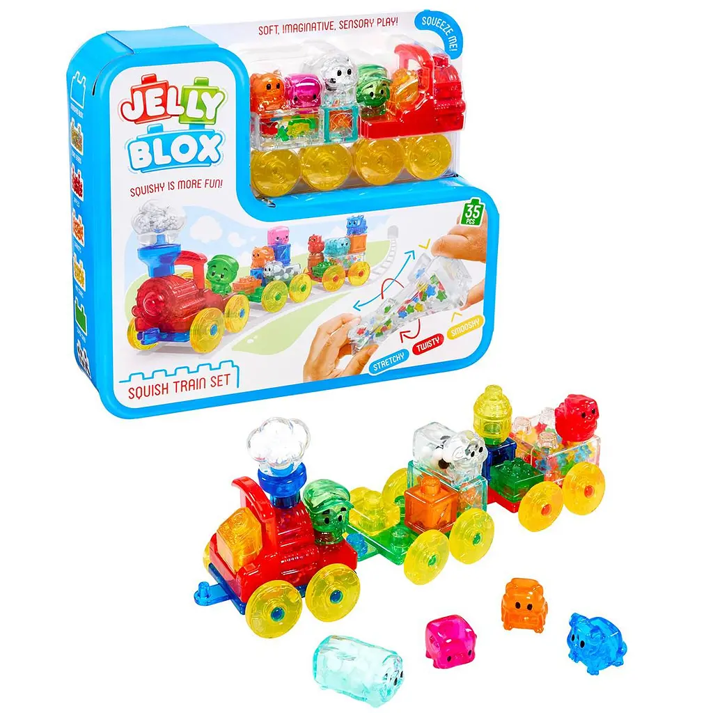 Сенсорний конструктор Jelly Blox Поїзд (937685) - фото 2