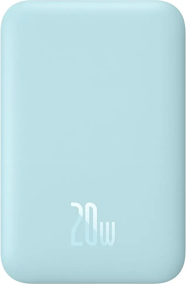 Портативний акумулятор Baseus Magnetic Mini Air Wireless 20W 6000mAh blue (P10059002313-00)