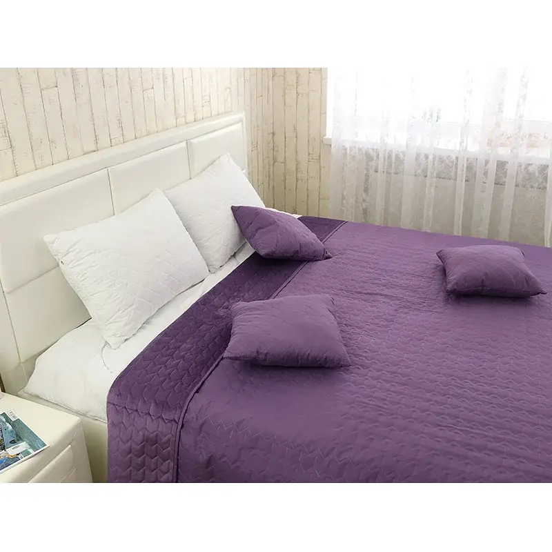 Декоративна подушка Руно Violet Ромб 40х40 см фіолетова - фото 5