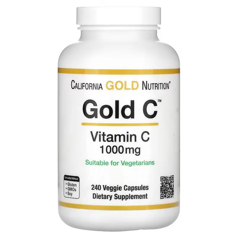 Витамин С Gold Vitamin C 1000 mg 240 caps CGN vit0006292