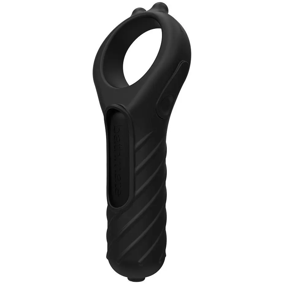 Вібратор для члена Bathmate Vibe Edge, 3.3 см (чорний) - фото 5