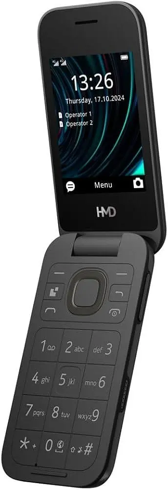 Телефон кнопковий - розкладачка HMD 2660 Flip TA-1711 Dual Sim (1GF033CPH1C01) чорний