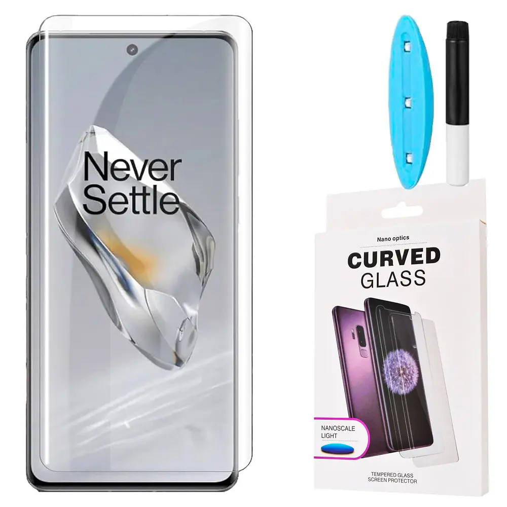 Защитное стекло DK для OnePlus 12 UV Curved 018108 clear 2 шт. - фото 2