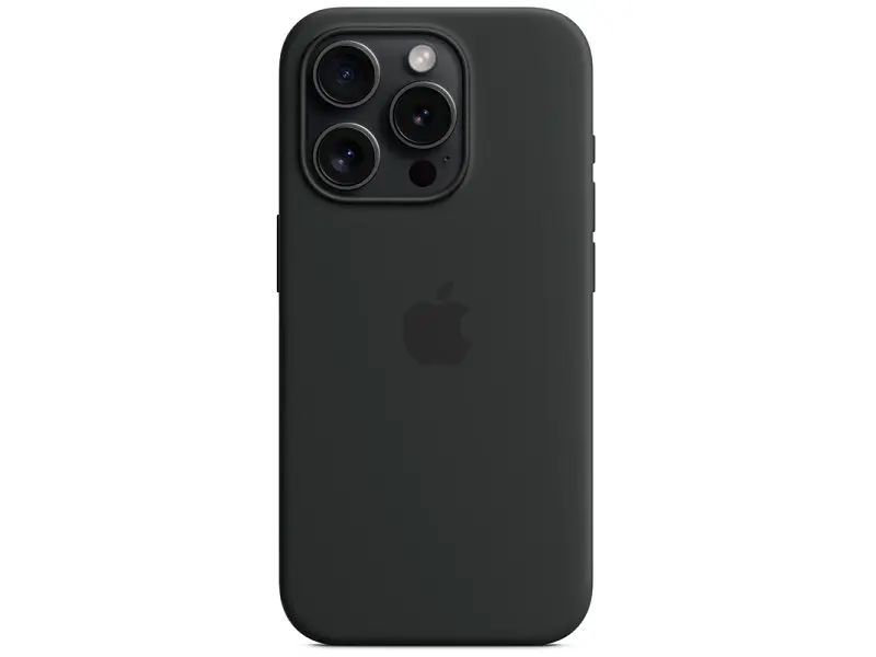 Чохол для смартфона Apple iPhone 15 Pro Silicone Case with MagSafe - Black (MT1A3) - фото 4