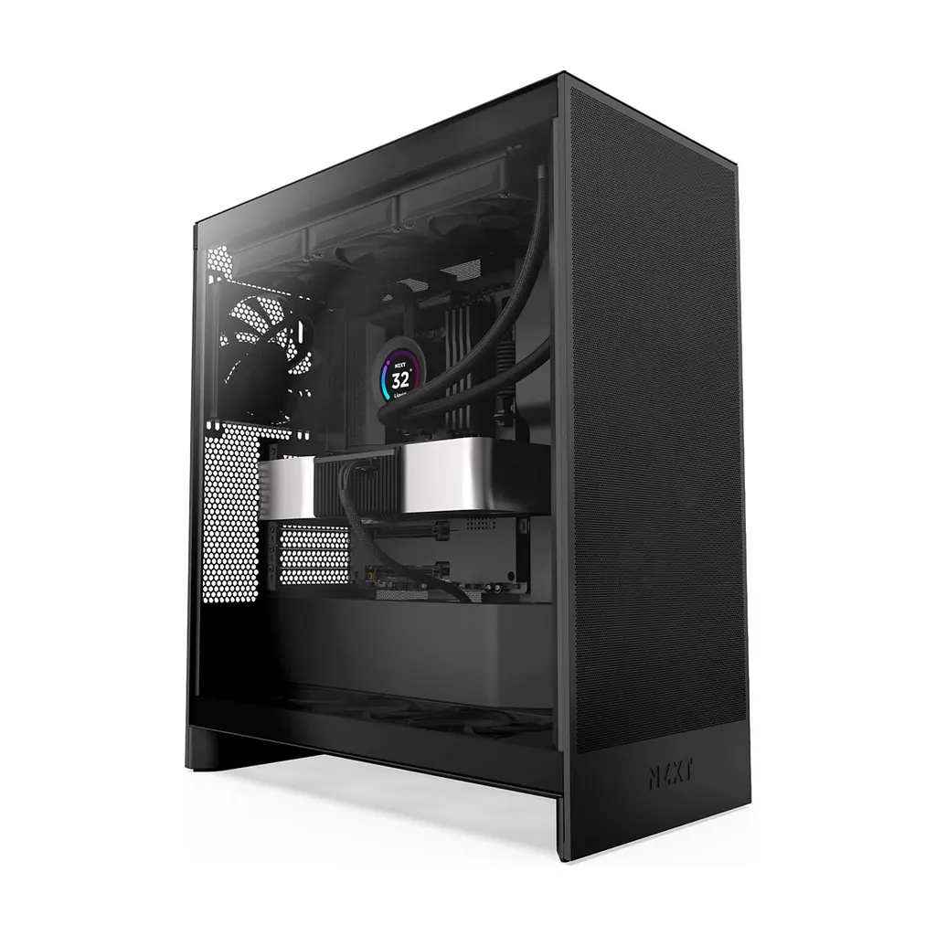 Корпус для ПК NZXT H7 Flow All Black (CM-H72FB-01) - фото 9