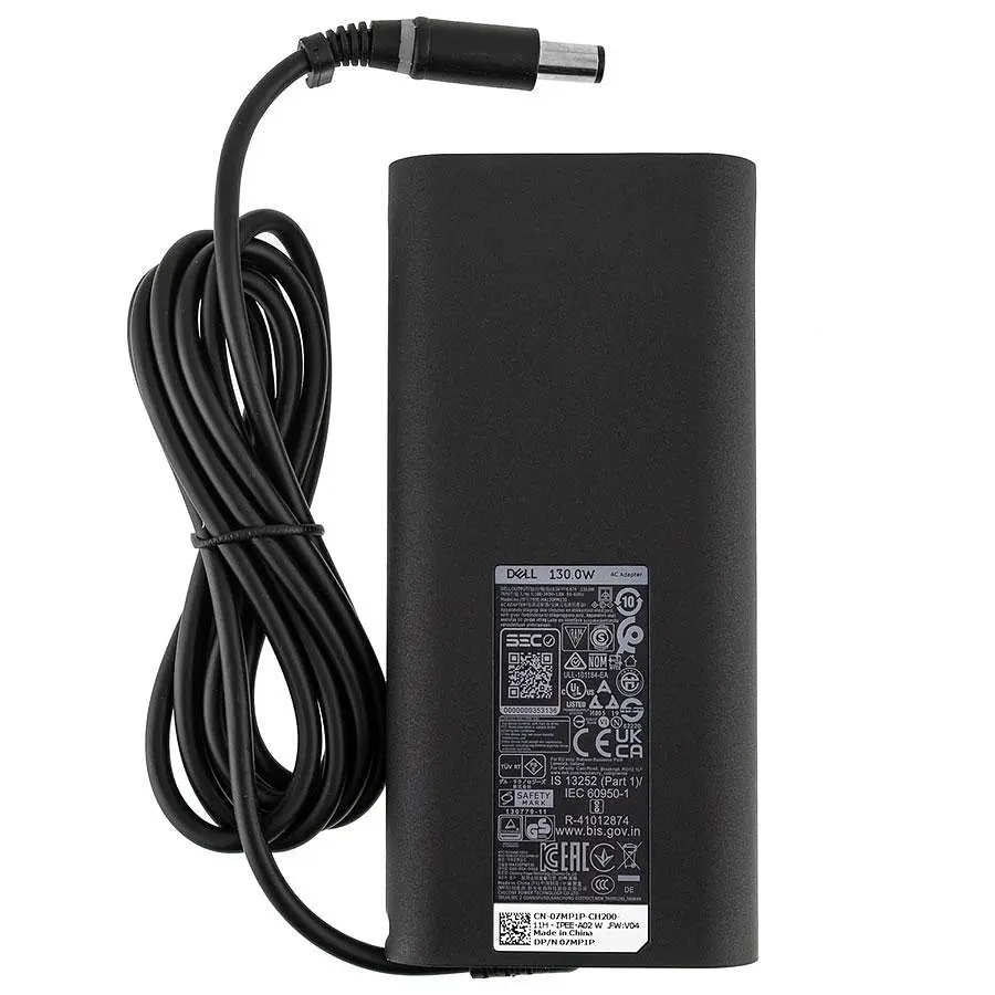 Блок живлення для ноутбука DELL 19.5V 6.7A 130W 7.4x5.0-PIN Чорний OVALE - фото 2