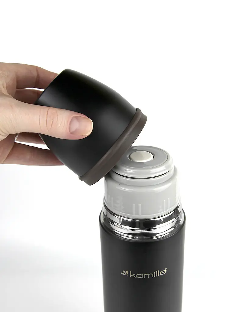 Термос Kamille KM-2059B 1000мл із чохлом - фото 5