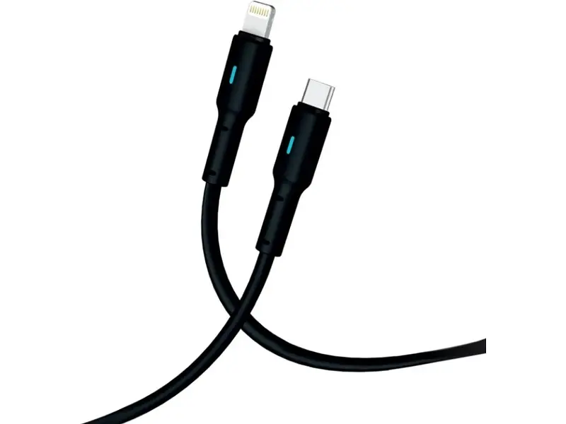 Кабель Gelius Lumin Lamp GP-UC100 Type-C to Lightning 30W 2 м Black (2099901000866) - фото 2