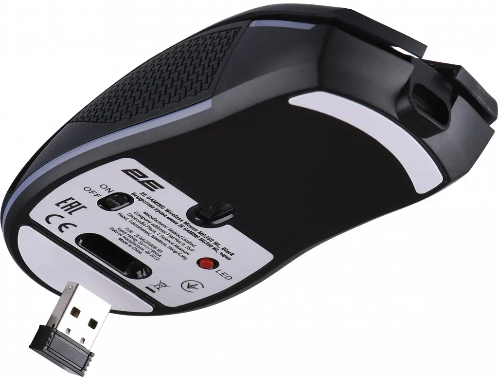 Bluetooth миша 2E Gaming MG350 WL RGB USB-A/WL black (2E-MG350UB-WL) UA - фото 7