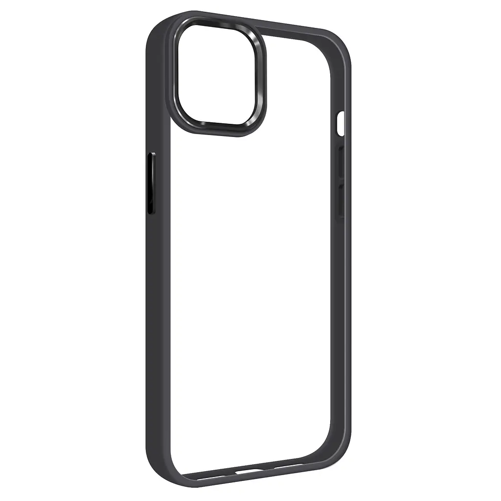 Чехол для Apple iPhone 14 Plus, Unit, черный, прозрачный противоударный чехол-накладка из TPU и поликарбоната (PC), с защитными бортиками, защита всего корпуса от ударов и царапин, ArmorStandart (ARM62487) - фото 2