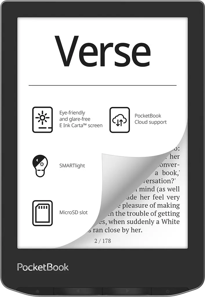 Електронна книжка PocketBook Verse (PB629) Mist Сірий