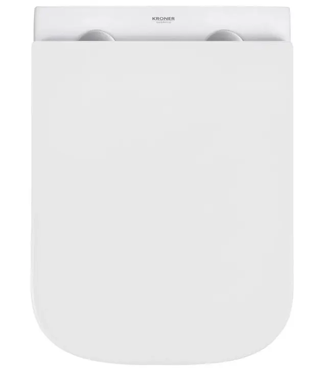 Унітаз підвісний безобідковий Kroner Eifel WHI493436 RIMLESS з сидінням Slim Duroplast / Soft-close / Quick relase (KE493436WHIR) (CV029611) - фото 8