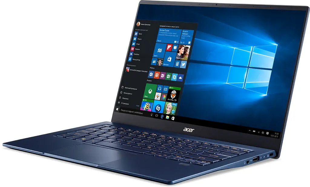 Ноутбук Acer Swift 5 SF514-54T-71ZX (NX.HHYEU.00E) Charcoal Blue (NX.HHYEU.00E) - фото 3