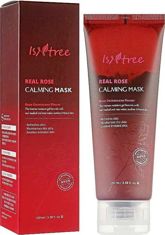 Заспокійлива маска з екстрактом троянди 100 мл Isntree Real Rose Calming Mask - фото 2