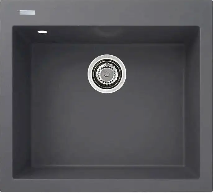 Кухонна мийка Adamant UNIVER сіра 560x500x200 мм, без крила 56 см