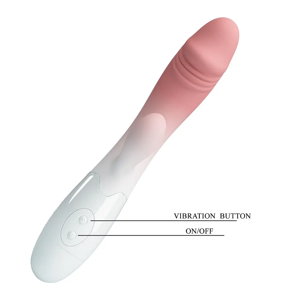 Вібратор Pretty Love SNAPPY, light pink, 30 vibration functions - фото 7
