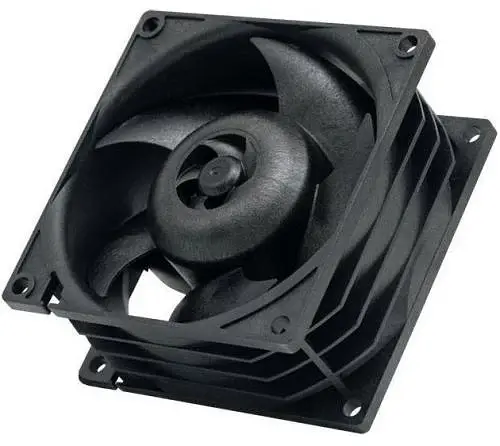 Вентилятор 80 мм, Arctic S8038-7K, Black, 80х80х38 мм, 500-7000 об/хв, 4-pin (PWM, 30 см), подвійний шарикопідшипник (ACFAN00288A)