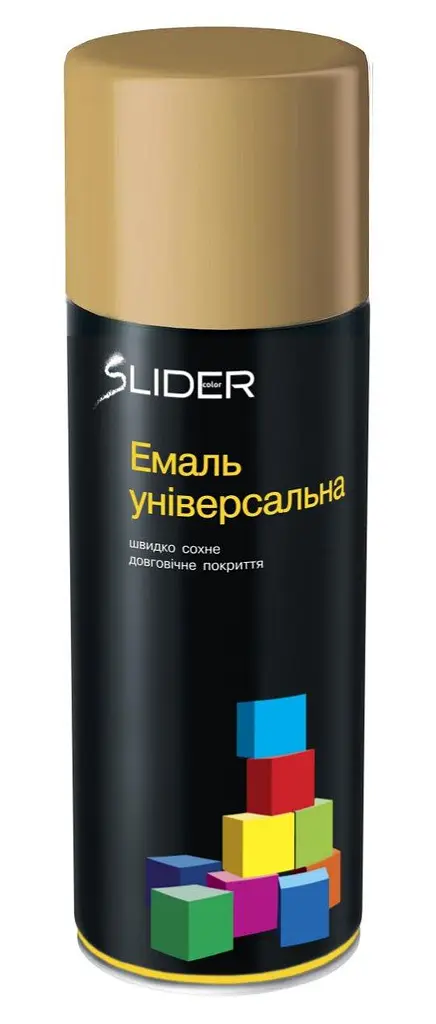 Фарба аерозольна емаль SLIDER RAL 1 001 Бежевий 400мл