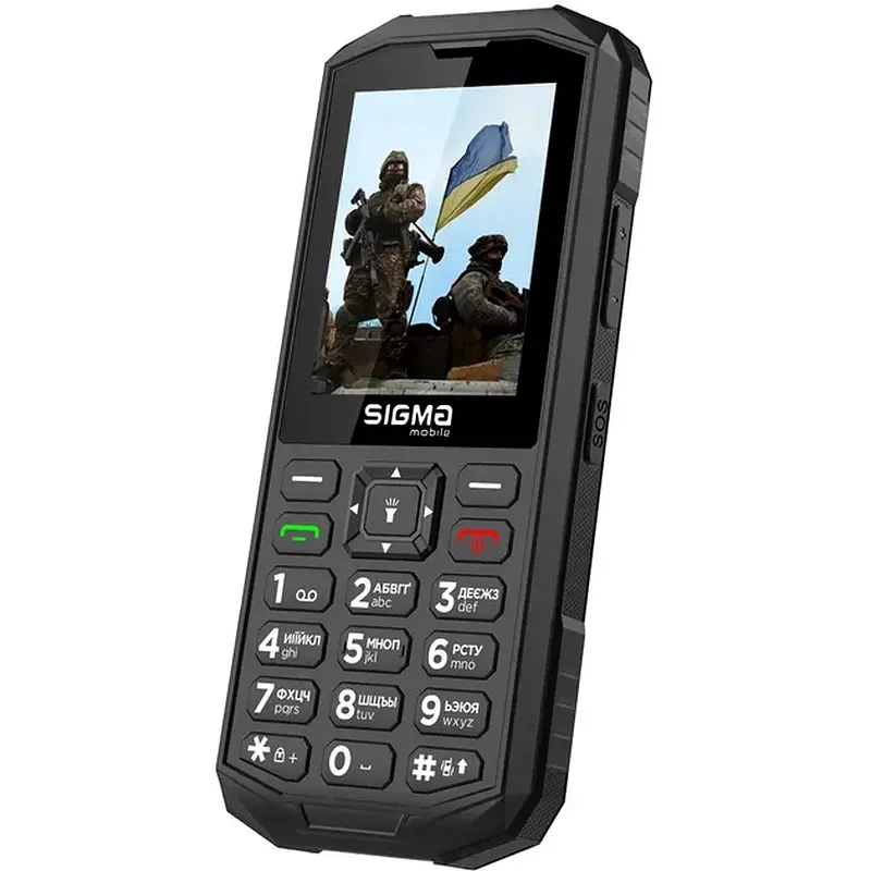 Телефон Sigma PA68 black - фото 3