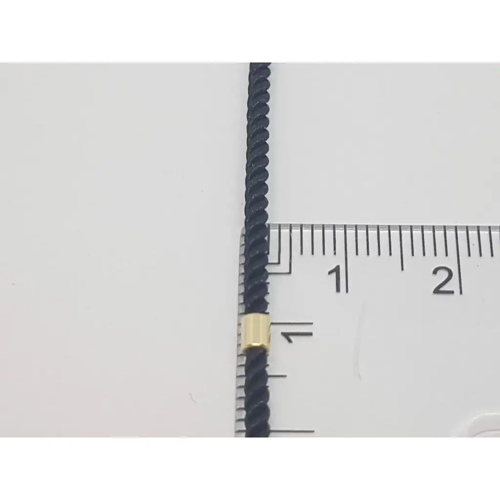 Ювелирный шнурок из текстиля Tango с золотыми вставками. 950086М 500, 50 - фото 3