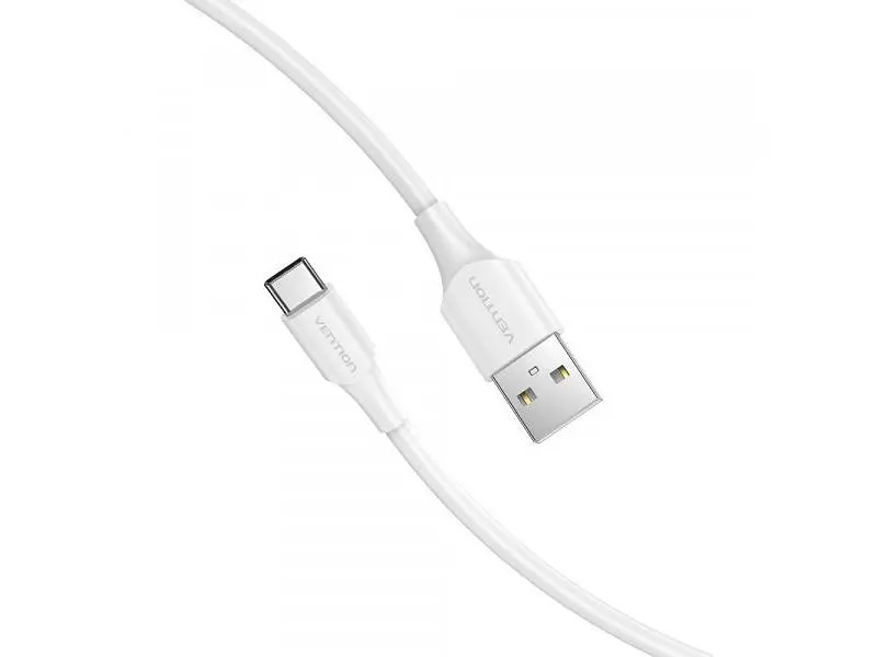 Кабель USB Type-C Vention USB 2.0 Type-A to USB Type-C 1m White (CTHWF) - фото 2