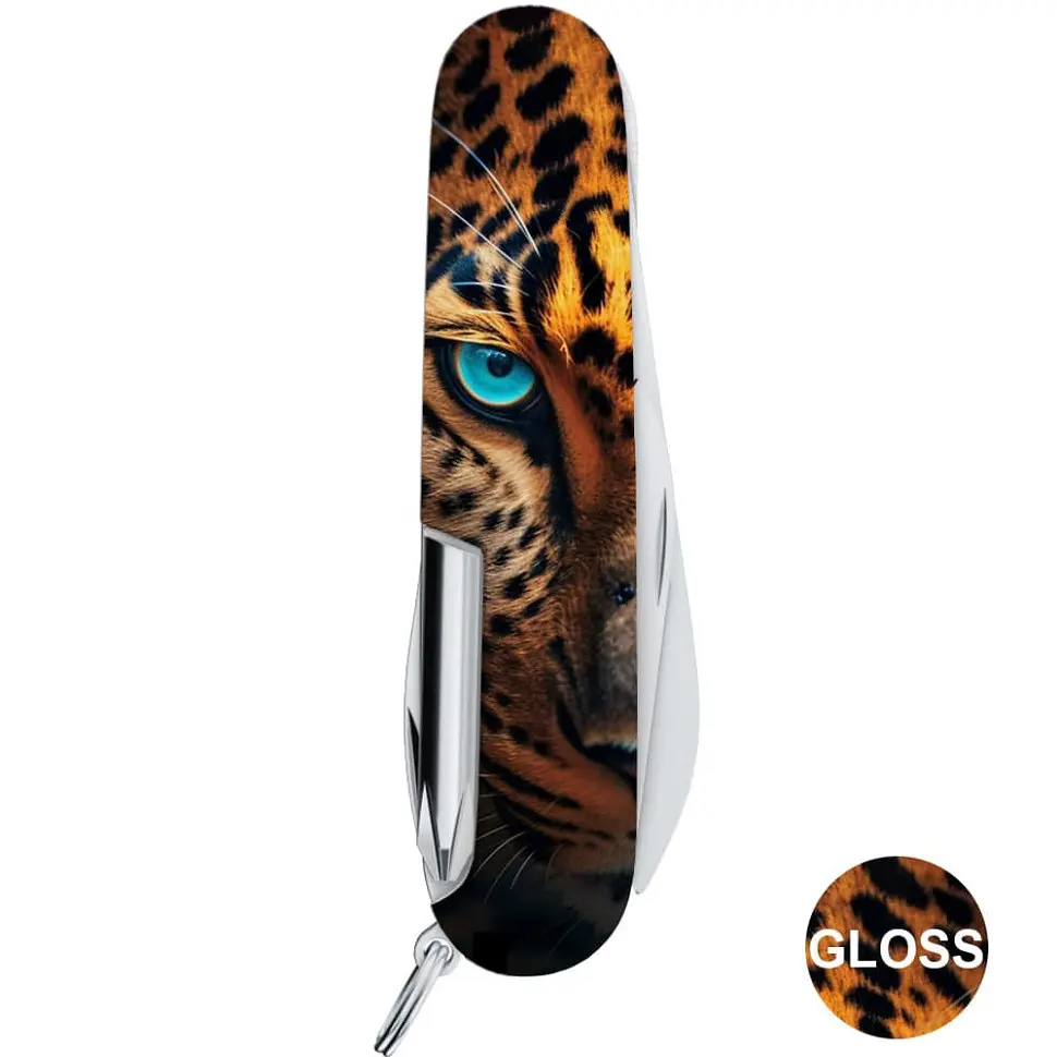 Ніж Victorinox Hiker Animal 91мм 13функ Леопард - фото 3