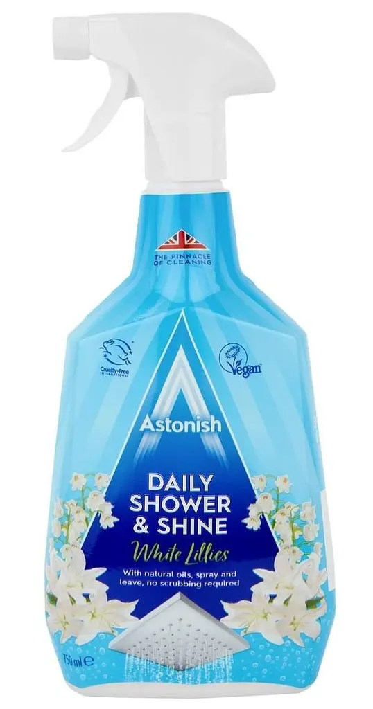 Засіб для чищення душової кабіни Astonish White Lilies 750 мл