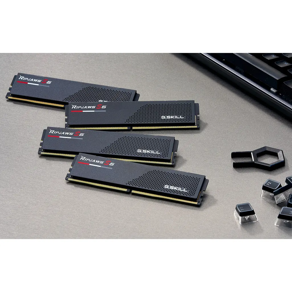 Модуль пам'яті для комп'ютера DDR5 64GB (2x32GB) 6400 MHz Ripjaws S5 G.Skill (F5-6400J3239G32GX2-RS5K) - фото 6