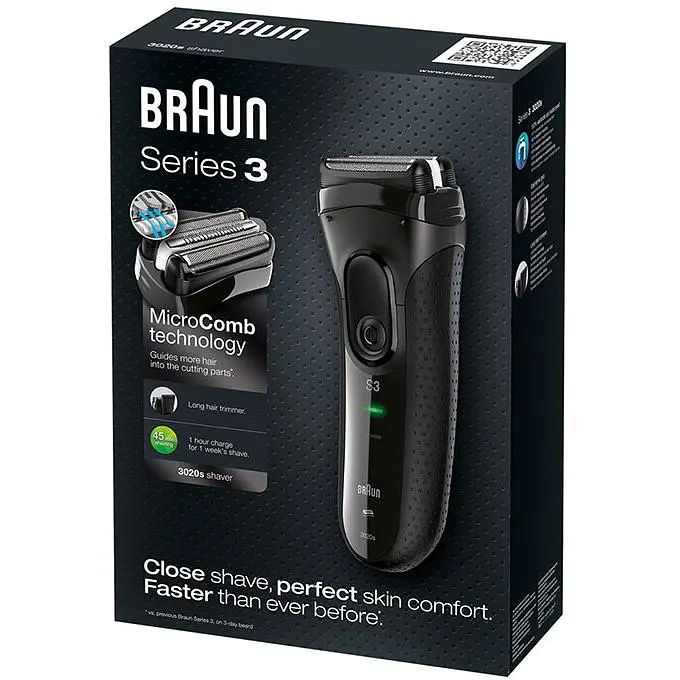 Електробритва Braun 3020 Series 3 Black (6236582) - фото 3