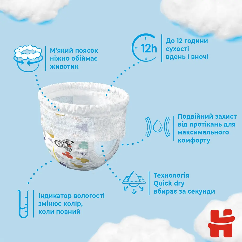 Підгузки-трусики для хлопчиків Huggies Pants 3 (6-11 кг), 132 шт. - фото 8