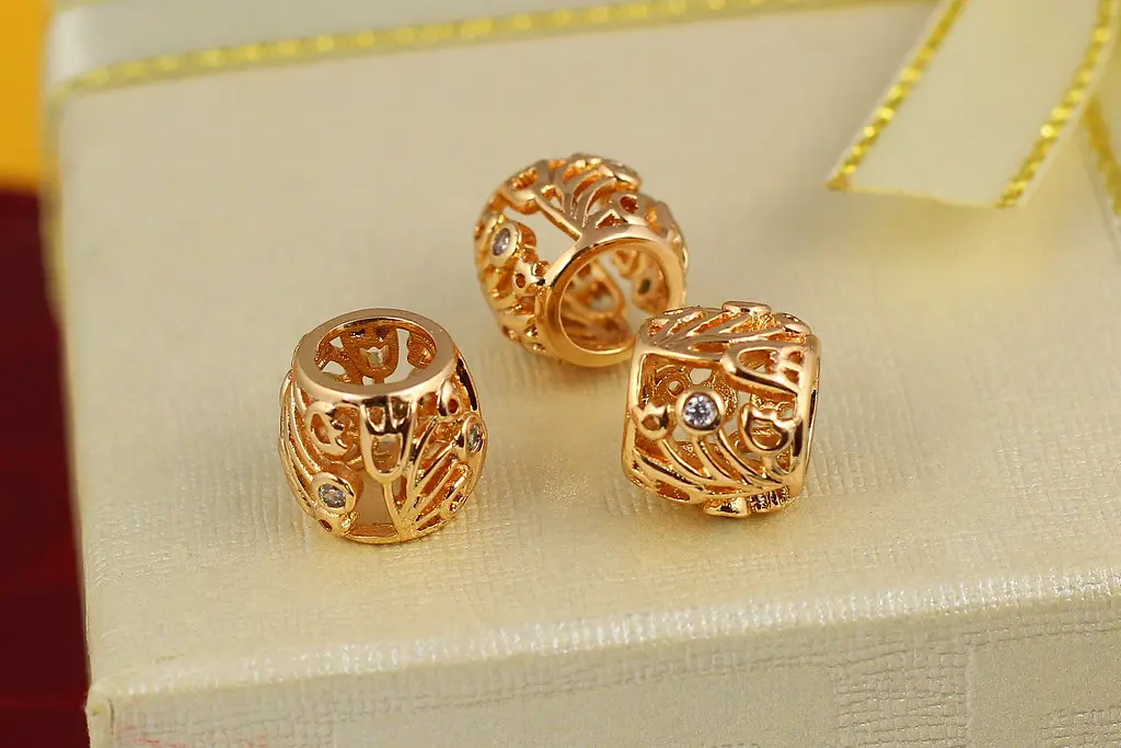 Кулон шарм Xuping Jewelry 8 мм золотистий - фото 3