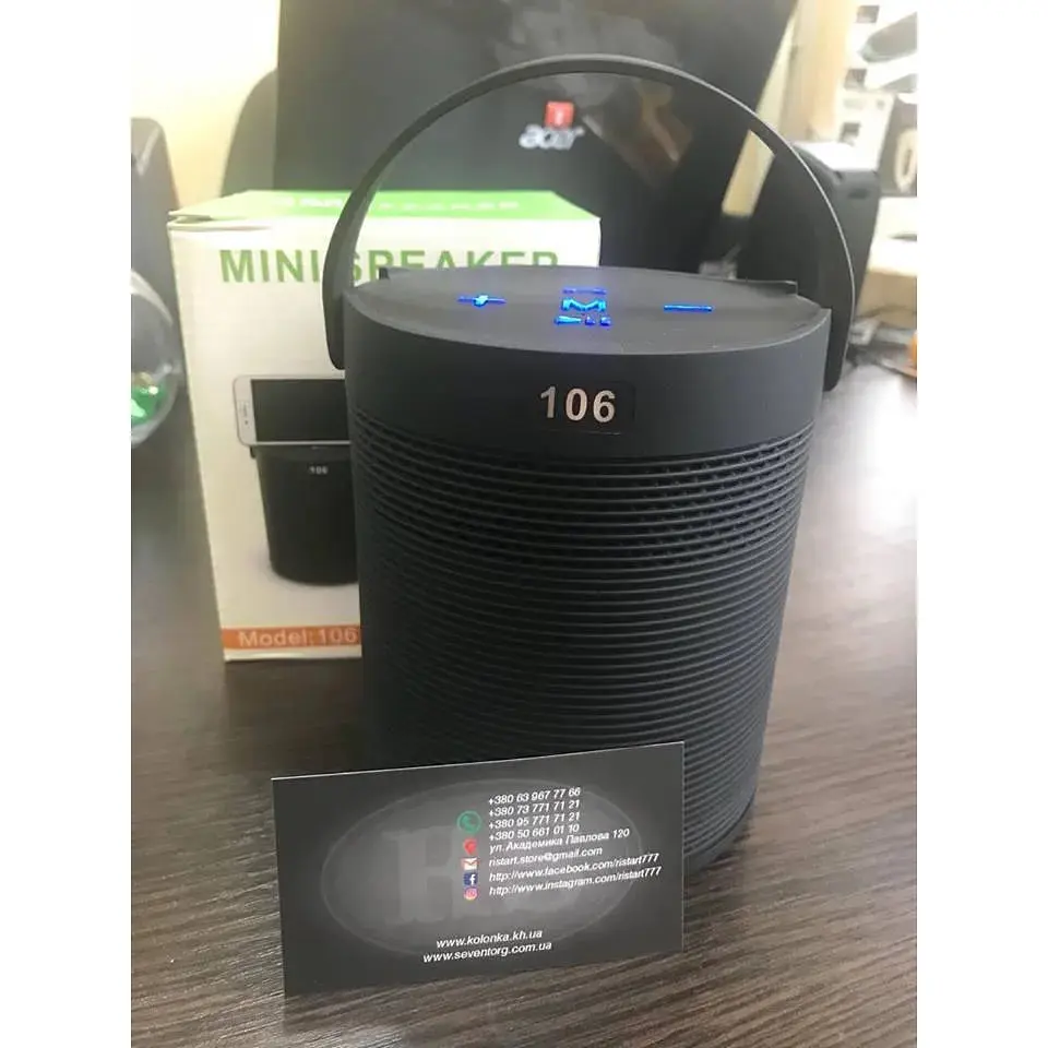 Портативна колонка mini speaker 106 - фото 3