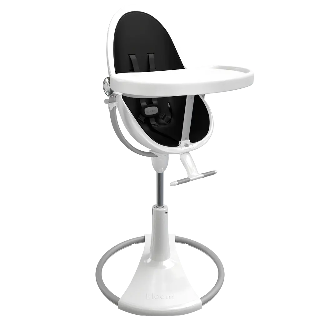 Стульчик для кормления Bloom Fresco White/Midnight black (E10535-W\E10516-MBL) - фото 4