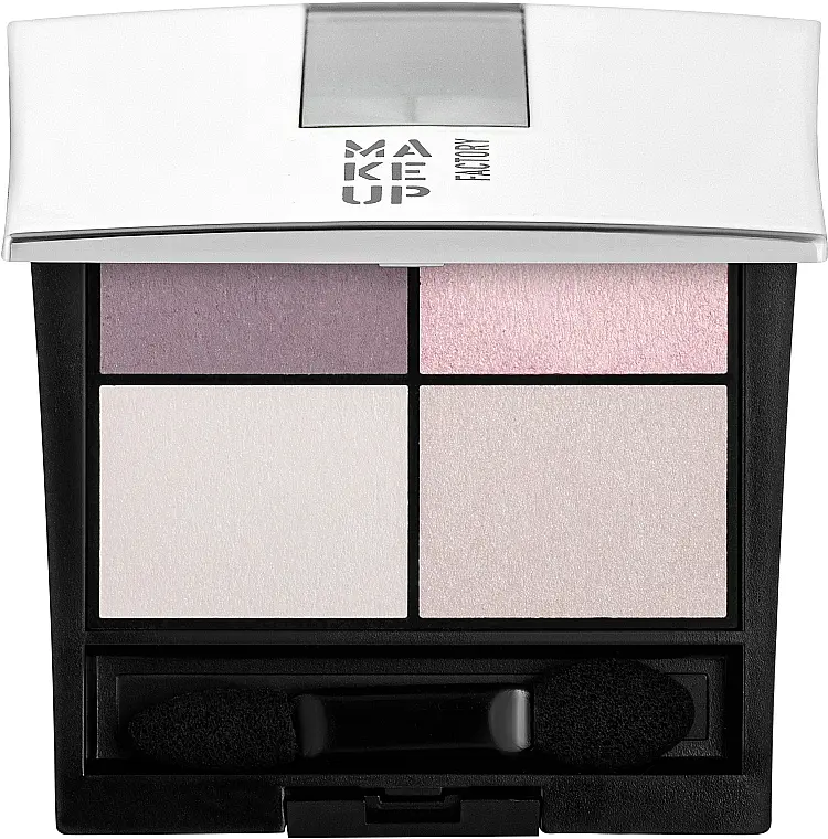 Палітра тіней для повік Make up Factory Palette 4, відтінок 85 (Nude Meets Pink), 4,8 г (419612) - фото 3