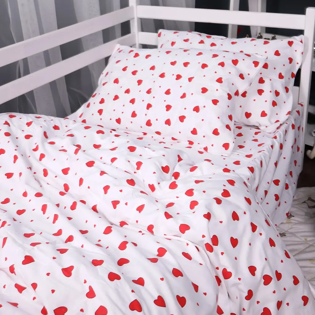 Постільна білизна MirSon 015 Love Фланель 220x240 King Size (2200009652622) - фото 2