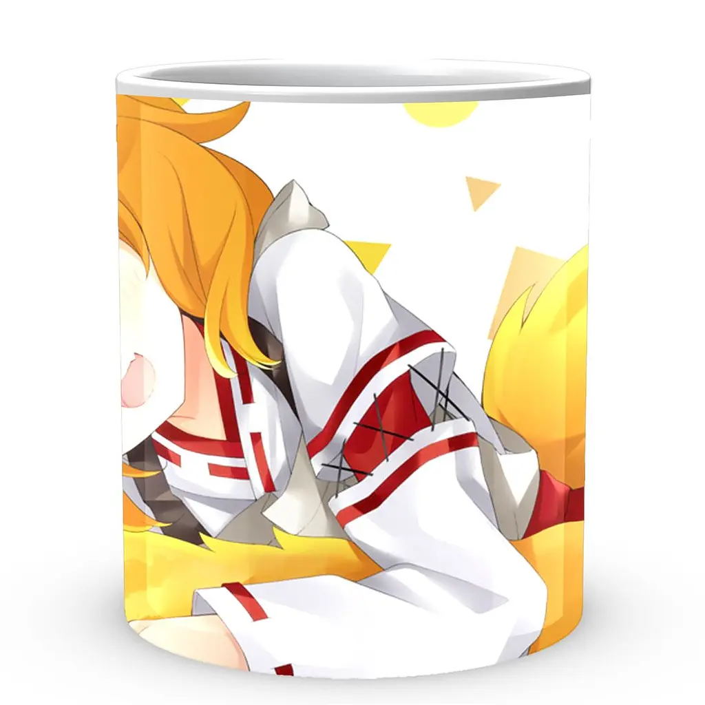 Кухоль GeekLand Дбайлива 800-річна дружина The Helpful Fox Senko-san yellow FSS 02.07 330 мл різнобарвний - фото 2