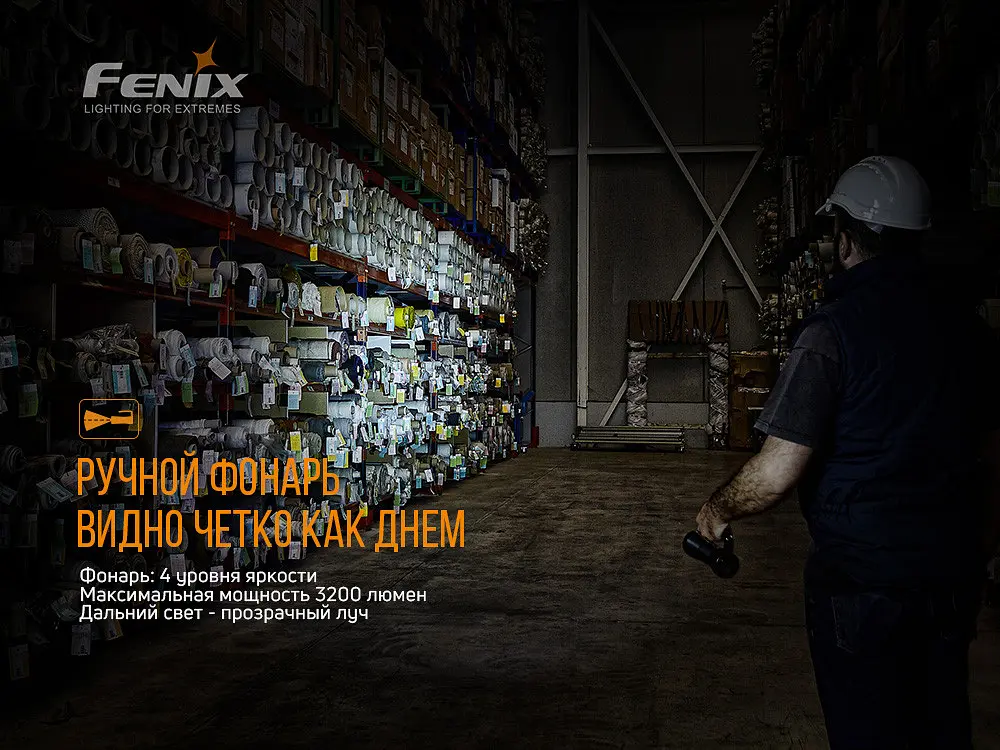 Ручний ліхтарик Fenix WT50R 3700лм (8 режимів) Чорний - фото 10
