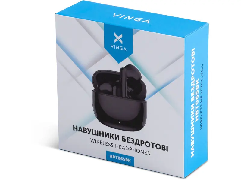Наушники TWS Vinga HBT065 Black (HBT065BK) - фото 5