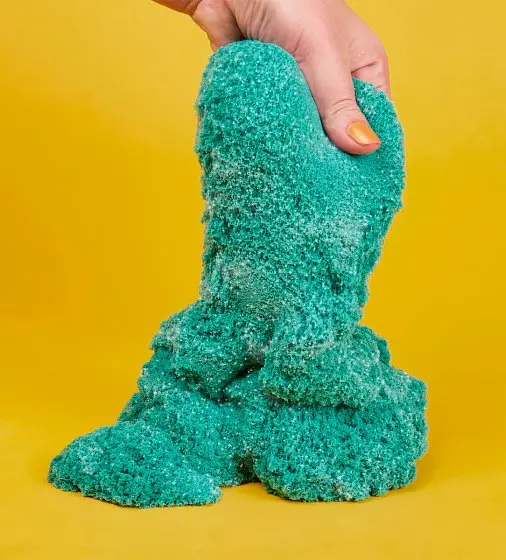 Пісок для дитячої творчості Kinetic Sand Бірюзовий блиск, 907 г (71489T) - фото 3