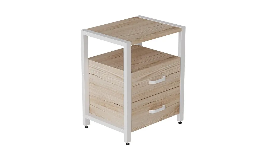 Тумба універсальна Ferrum-decor Вів'єн 2/2 50x41x40 білий ДСП Дуб Сан-Марино 16мм (FRD-104162) - фото 4
