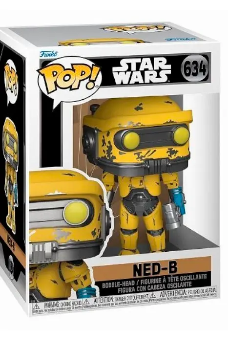 Фігурка Funko Pop Фанко Поп Obi-Wan Kenobi Ned-B Обі-Ван Кенобі Нед Star Wars Зоряні війни 10см SW O-W K 634 - фото 3