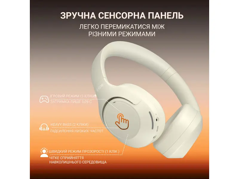 Навушники з мікрофоном Fifine X3 White (X3W) - фото 7