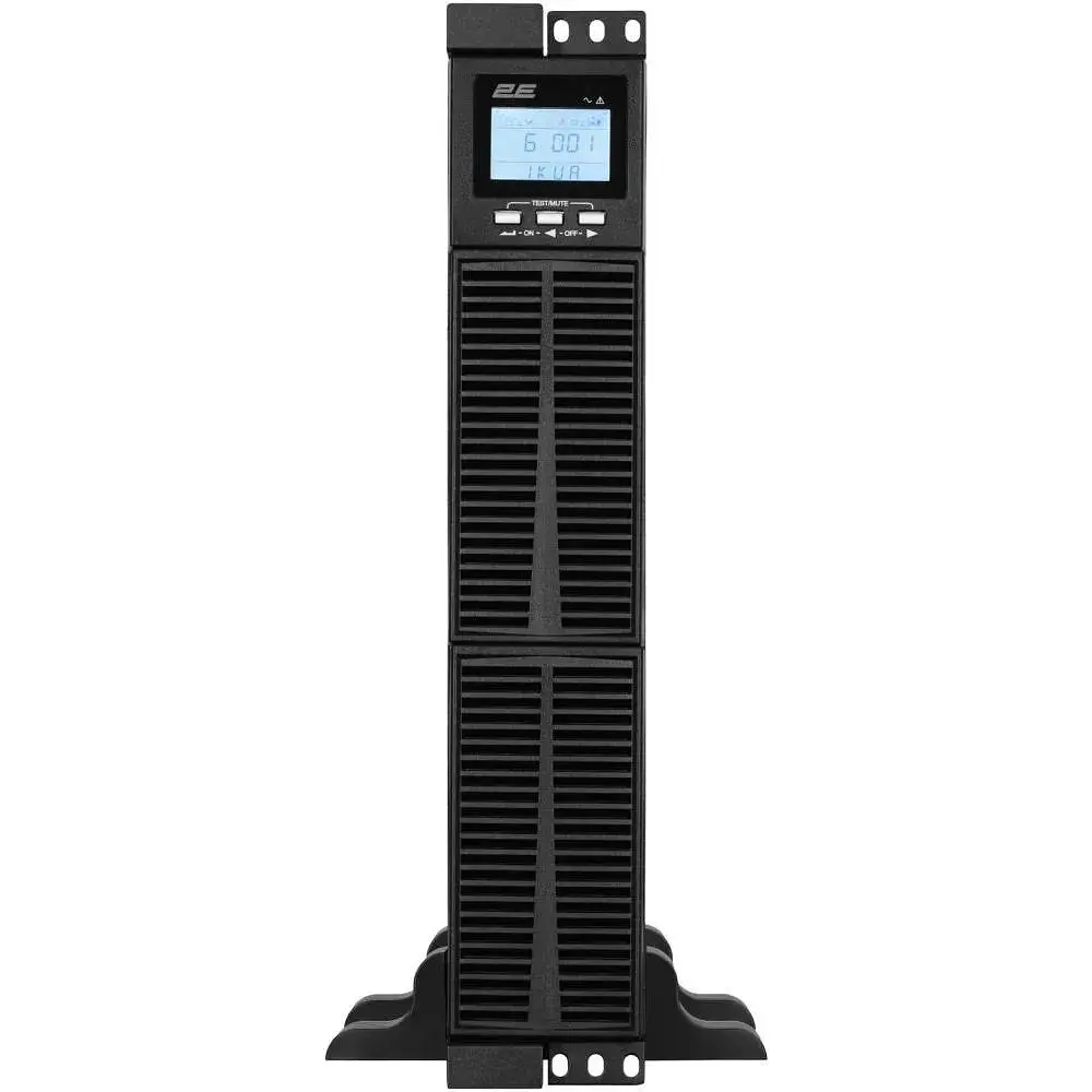 ИБП непрерывного действия (Online) 2E OD1000RT, 1000VA/900W, RT2U, LCD, USB, 3xSchuko (2E-OD1000RT) - фото 2