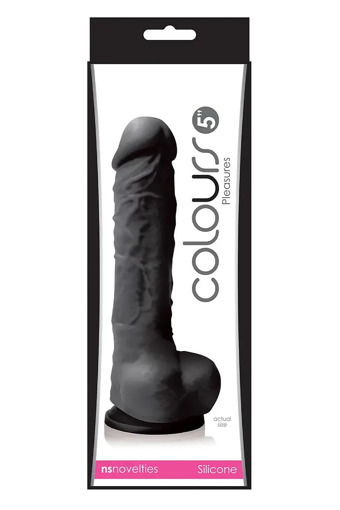 Фаллоимитатор Colours Pleasures 5 Inch 17.7 см черный - фото 2