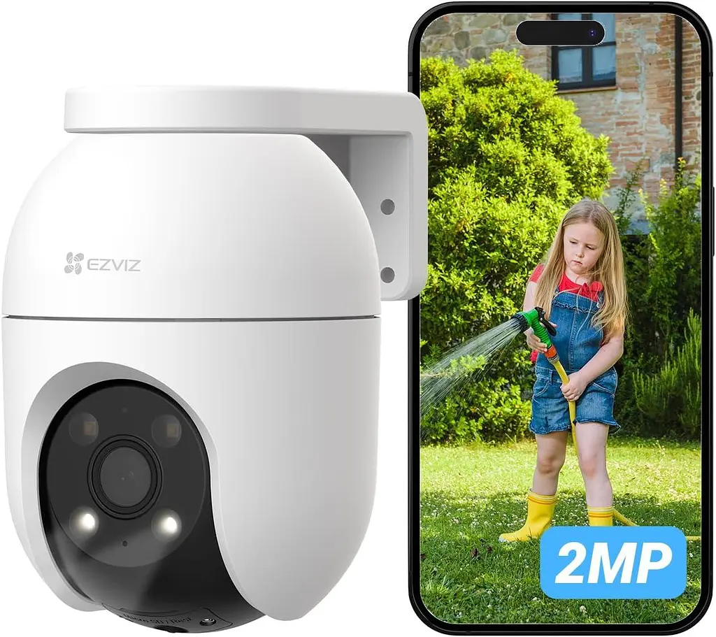 WiFi камера EZVIZ C8c 2MP, поворотна 360°, нічне бачення, трекінг, звук